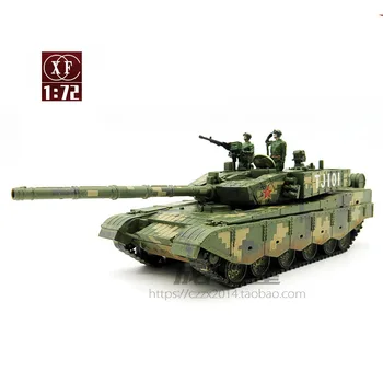 1: 72 Китай ZTZ-99A на Основния боен танк Без лепило Быстросборная модел на Главния резервоар Военен играчка комплект