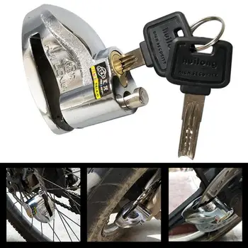 1 Комплект за Заключване на дисковата спирачка на мотора, бесключевой заключване, защита от кражба, тежкотоварни дисков заключване за сигурност на мотоциклети, на велосипеди екипировка