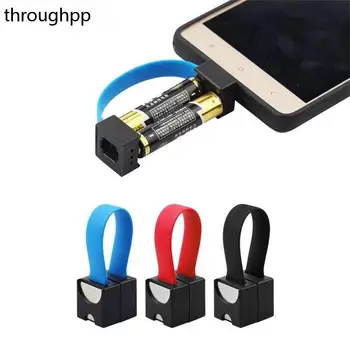 1 бр. трайно преносимо зарядно за телефон с порт Micro USB Батерии тип АА, кабел За Зарядно устройство, Аксесоари за телефони