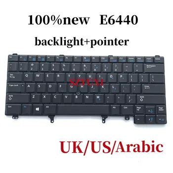 100% Нова английска-американска Великобритания за лаптоп Dell latitude E6440 E6420 E6430 с подсветка на показалеца NSK-DV4BC 4CTXW 31TC2