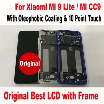 100% Оригинални на Най-добрите CC9 LCD Екран, Тъчпад, Дигитайзер с Рамка при Събирането, Сензор За Xiaomi Mi 9 Lite Mobile Pantalla