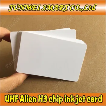 100шт Междуселищни Чужда H3 uhf rfid чип смарт карти 915 Mhz rfid мастилено-струйни карти за epson card printer