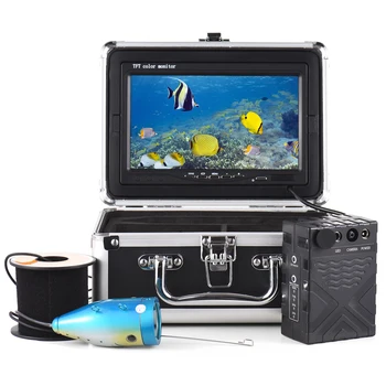 1200TVL Рыболокатор за Подводен риболов с 12 IR осветление 7 см/9 инча LCD дисплей 15 м/30 м/50 м Кабел IP68 Водоустойчив