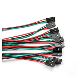  15 бр. / лот 3D-принтери 70 см 3-пинов конектор за свързване на кабел Dupont Line