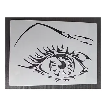 1БР 21*29 cm Шаблон за очи САМ Многостенни листове Стенни живопис Албум за Албуми за Оцветяване Релеф Албум Декоративна Шаблон пощенска картичка