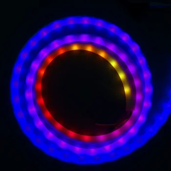 2,5 м DC12V WS2811 led неон пиксельный лампа, пълноцветен RGB; 30 led/ m с 10 пиксела / м; водоустойчив в млечно-неонови тръби