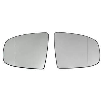 2 броя, огледало за обратно виждане, странично огледално стъкло с подгряване + корекция за BMW X5 E70 2007-2013 X6 E71 E72 2008-2014, дясно и ляво