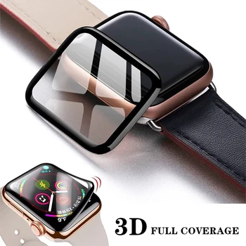 2 елемента 3D-защитно фолио за часа pantalla completa resistente al agua за apple Watch 6 SE 5 4 40 мм 44 мм, cristal suave no templado