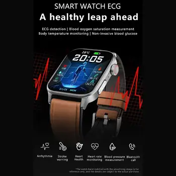 2023 GT22 Нови мъжки смарт часовници ТОЧКИ + ECG с 1,85-инчов сензорен HD-екран IP67, Водоустойчива смарт часовници с Bluetooth-Разговори за Жени
