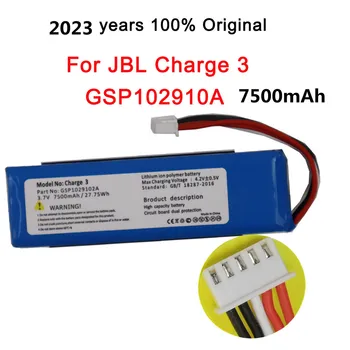 2023 Година 100% Оригинална Батерия Плейър 7500 ма За JBL Charge 3 Charge3 GSP102910A CS-JML330SL Bluetooth Аудио Високоговорител Батерия