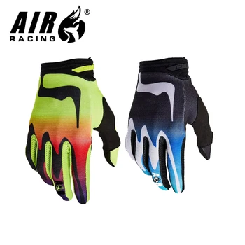 2023 МЪЖКИ мотоциклетни ръкавици за въздушни състезания, защитни ръкавици за мотокрос с принтом на целия пръст, Мтб, състезателни ръкавици за мотокрос