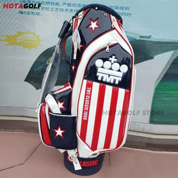 2023 Нова висококачествена голф чанта от изкуствена кожа с кристали, професионална чанта за голф