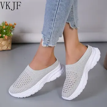 2023 Нова дамски обувки, ежедневни, сандали, нескользящие дамски сандали на платформа, дишащи меш чехли за разходки на открито
