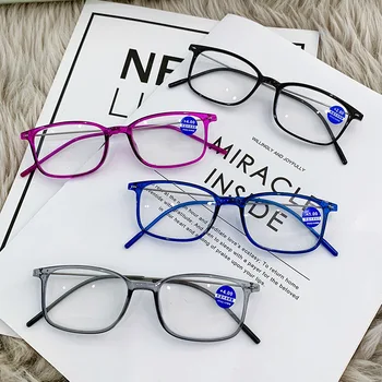 2023 Нови Модни Очила За Четене Със Синя Светлина, Женски Мъжки Оптични Компютърни Очила, Пресбиопия +1.0+1.5+2.0+2.5+3.0+3.5+4.0