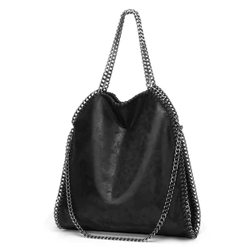 2023 Чанта с веригата, Za Мека чанта, Нова Дамска чанта на верига, луксозни Чанти, Висококачествени дизайнерски чанти през рамо за жени