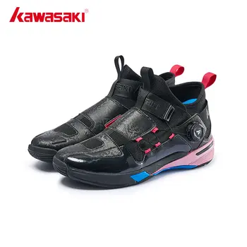 2023 нови мъжки и дамски обувки за бадминтон Kawasaki, дишащи высокоэластичные спортни маратонки, тенис обувки с бърза шнур