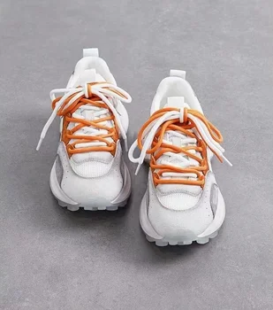 2023 нови обувки за татко, женски вулканизированные маратонки на платформа, дамски невидима обувки, които растежа, летни студентски маратонки за колежа