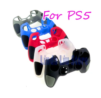 20pcs Сгъсти двоен силиконов калъф за Sony PlayStation 5 PS5 Controller силиконов калъф за защита на PS5