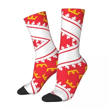 284-Франция, Отглеждане, Флаг Елзас, най-Добрата покупка, Забавни ластични чорапи, Новост