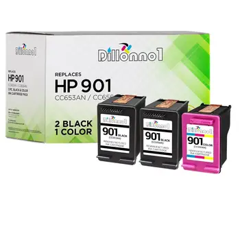 3-pk За Комбинирана много черен тонер касети HP901 Blk/Clr за Officejet серия J4624 J4660 J4680