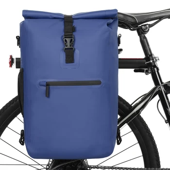3в1 Водоустойчив мотор количка, чанта за задната част на багажник на велосипед, раница, чанта на рамото, чанта за колоездене, чанта за пътуване до работа с отделение за лаптоп