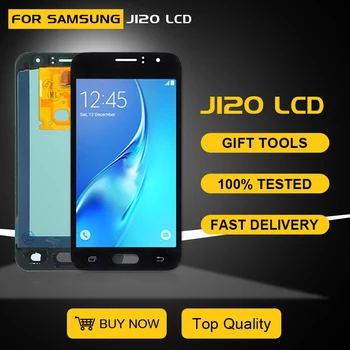 4,5-Инчов OLED J1 2016 Дисплей За Samsung Galaxy J120 LCD touch Screen Digitizer J120F J120M J120H J120FN В Колекцията С Инструменти 