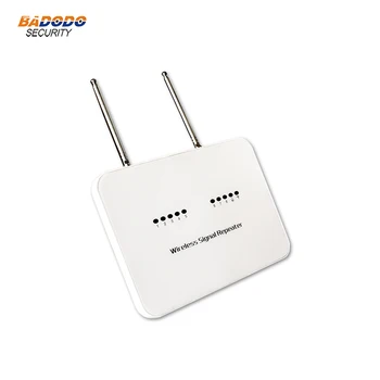 433 Mhz Безжичен повторител на сигнала на предавателя Усилвател на сигнала удължителен кабел за система за домашно алармата GSM PTSN WiFi охранителна система