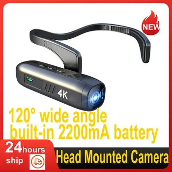 4K 30 кадъра в секунда, носен камера, WiFi, камера, широкоъгълен обектив 120 ° с, защита от разклащане, вградена батерия, управление на приложението