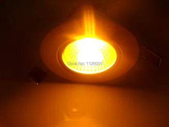 5 W червено-зелена led Лампа, Издълбана плафониери, Кръгла Панелна Лампа за Осветление на кухнята, в банята, в спалнята (6000 К, AC220-265v