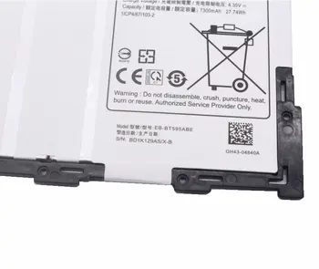 5 бр./лот 7300 mah Батерия за Преносим таблет EB-BT595ABE За Samsung Galaxy Tab A2 10,5 SM-T590 T595 Батерии