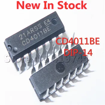 5 бр./лот CD4011BE CD4011 DIP-14 ВУЗ/TL/HCF4011 и Четири 2-въвеждане на NAND-вентиля В наличност, НОВ оригинален чип