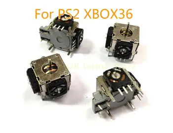 5 бр., метални аналогови джойстици за XBOX 360/PS2, 3D-джойстици, 3D аналогов джойстик за PS2, сервизна част на контролера
