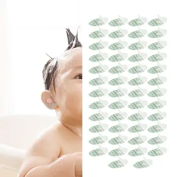 50 бр. Водоустойчиви стикери за детски уши, меки самозалепващи защитни капаци за ушите за вземане на душ, къпане, плуване за деца