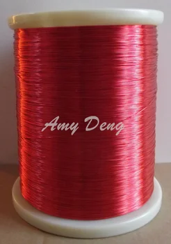 500 м/лот 0,35 мм, нова полиуретанова эмалированная кръгла сонда, червен эмалированная тел QA-1-155