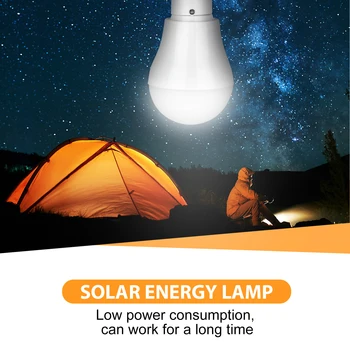 5V 15W 300LM Преносим Слънчева Енергийна Външна Лампа С Ниска Консумация на енергия Лампа Слънчевата Панел Външно Осветление Палатки За Къмпинг, В Градината