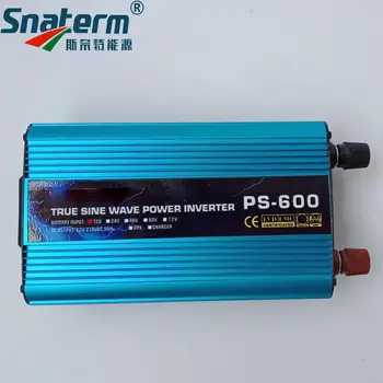 600 W чиста синусоидална инвертор dc 12v/24/48/60/ 72 В променлив 220/230/240 В 50 Гц60 Hz автономен инвертор с функция за зарядно устройство ac UPS