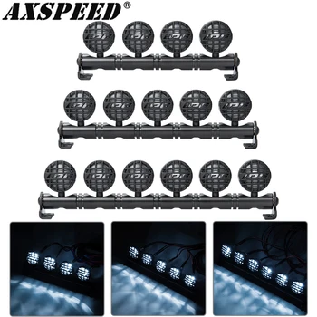 AXSPEED RC Автомобили лампа на Покрива, Led панел с подсветка, 4/5/6 светодиоди за 1/10 RC Верижен Аксиален SCX10 90046 TRX4 резервни Части