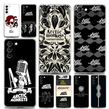 Arctic Monkeys Рок-Кошмарен Пънк Прозрачен Samsung S22 Ultra Case За Galaxy S20 S21 FE S22 Ultra S9 S10 Plus Калъфи за Носене Арктика