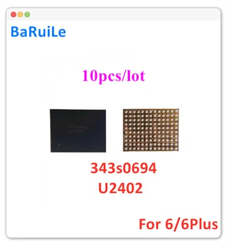 BaRuiLe 10шт U2402 343S0694 Контролер на екрана ic Reball за iPhone 6 Plus 6G 6P Черно Мезоновый Сензорен микросхемный чип за Управление