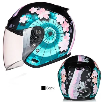 Cartoony мотоциклет шлем, полушлем за скутер, мотоциклет шлем cruiser prince, зимата на топло полушлем