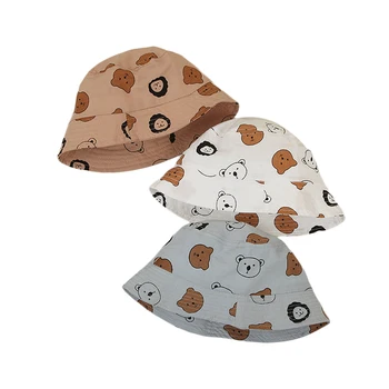 Citgeett Детска шапка за момичета и момчета с анимационни принтом и широка периферия, градинска лятна шапка от слънцето, костюм