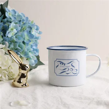 D = 9 см эмалированная японската класическа френска Кафеена Чаша, Чаша за мляко, Чаша за Чай, Чаша за вода, Домакински чаша