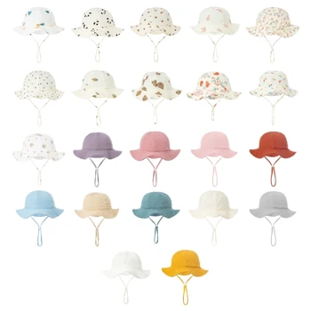 D7WF, шапчица-капор за деца, летни шапки с регулируем ремък, пролетно туристическа шапка за момиченца