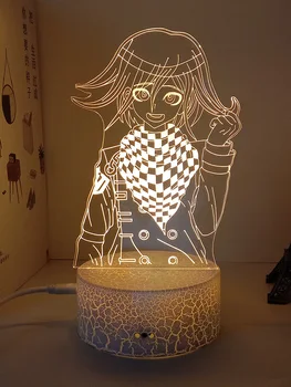 Danganronpa Kokichi Oma 3d led лампа за спални манга нощни осветителни тела аниме фигурки за Украса лампара de noche dormitorio