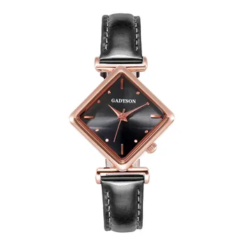 Gadyson Sleek Minimalist Геометричен Square Gradient Matte Ladies Quartz Watch Ladies Watch часовници маркови дамски 2022 New