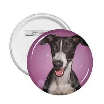 Greyhound приемането бърз лек танц Лурчер Галго Икони за Кучета Брошки за Дрехи Новост Игли PVC Аниме Аксесоари
