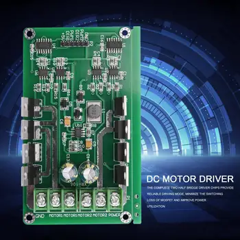 H-Bridge DC Комбинациите на Водача PWM Модул Dc 3 ~ 36 В 15A Пиков 30A IRF3205 Такса Управление на Висока Мощност за Arduino Robot Smart Car