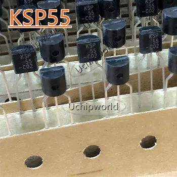 KSP55 НОВ TO-92-3 60V 500mA PNP эпитаксиальный един силициев вход за транзистор триод KSP55TA KSP55-TA TO-92