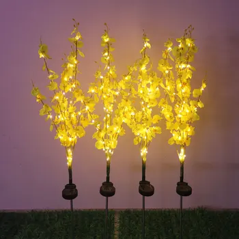 LED външни водоустойчиви осветителни тела от слънчевата енергия Трева бор Лампа За градина Тревата Пейзаж Празник, Фестивал на светлината Сватба