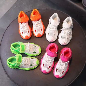LEEANNKIDS/Лятна детска Плажна обувки с мека подметка за момчета, мъжки, детски сандали със защита от удари BabyBaotou, летни Сандали Princepard